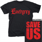 Save Us Black-Red T-shirt